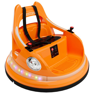 12V Kids Electric Bumper Car, Toddler Ride On Bumper Car with Parent Remote Control, 360° Spin, 2 Driving Modes and Music, Battery Powered Ride On Toy