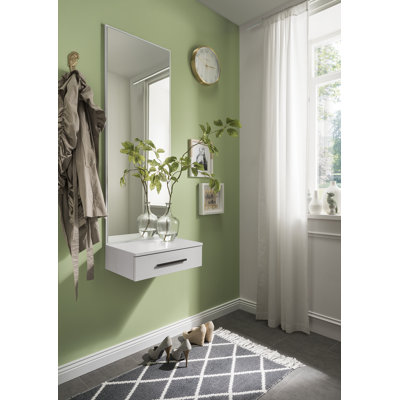 Leocadia Wood Rectangle Wall Mirror