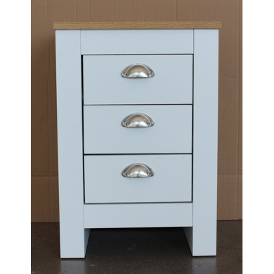 Natthan 40cm W Manufactured Wood Bedside Table