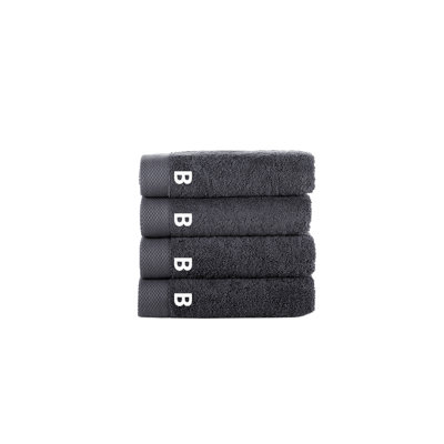 Brooks Brothers Solid Signature 4 pcs Hand Towels