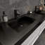 Ensemble de meuble-lavabo double mural 71 po Golitz-660665880