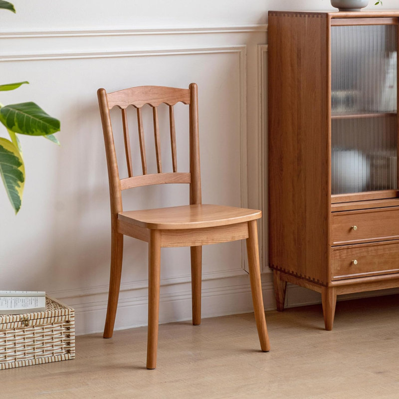 Chaise d'appoint en cerisier