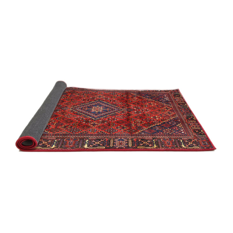 Tapis rouge à motif sud-ouest, Rond 7 pi