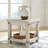 Auberon Solid Wood End Table and Built-In Outlets