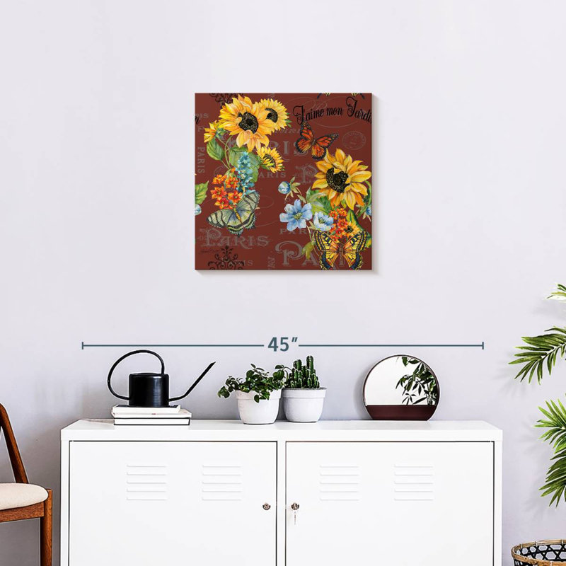 Harnek Jaime Mon Jardin, 20" H x 20" W