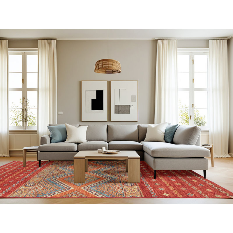 Abstract Indoor Rug, Rectangle 8' x 10'