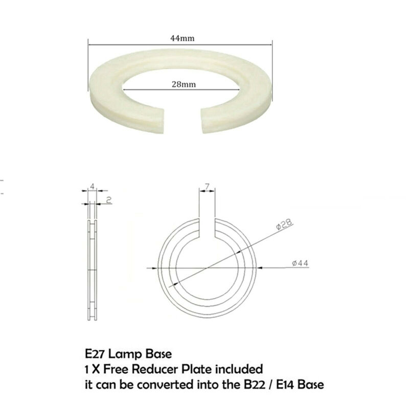 17.78cm H Metal Bowl Lamp Shade ( Screw On ) in French Gold