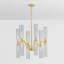 Harpswell Chandelier in Aged Brass-1802504760-1802504761