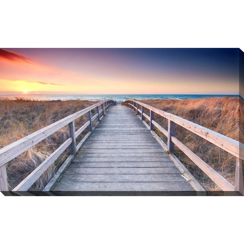 «One Path To Horizon», reproduction de photo sur toile tendue, H 28 po x l 48 po x P 1,5 po