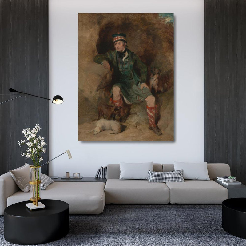 "Donald Mcintyre" par Sir Edwin Henry Landseer - Art sur toile tendue avec châssis, H 48 po x l 33 po