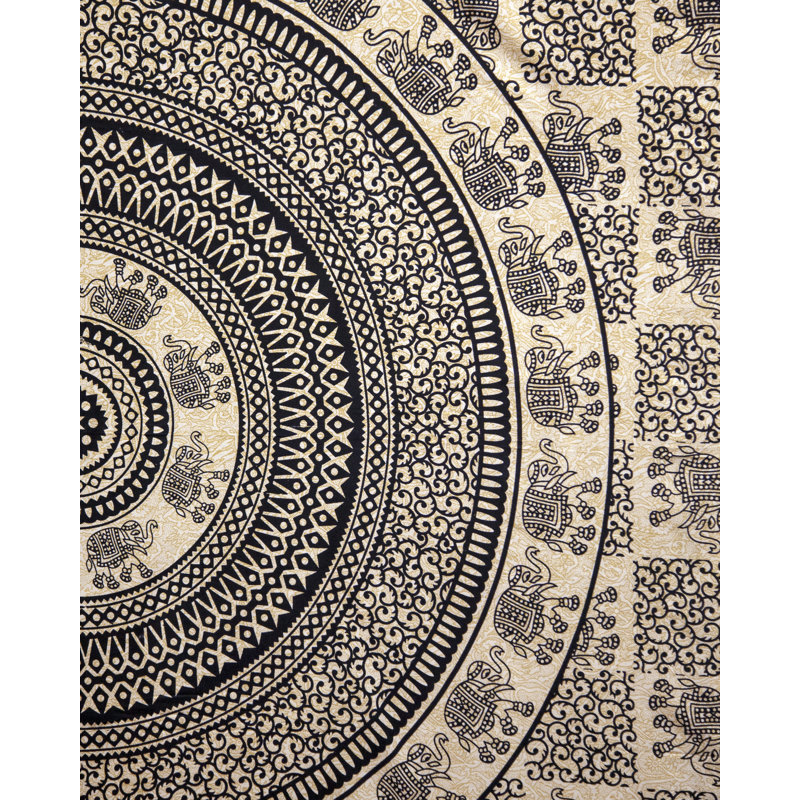 Tapisserie en coton éléphant