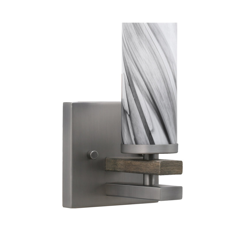 Belmont Wall Sconce, Graphite Gray/Brown