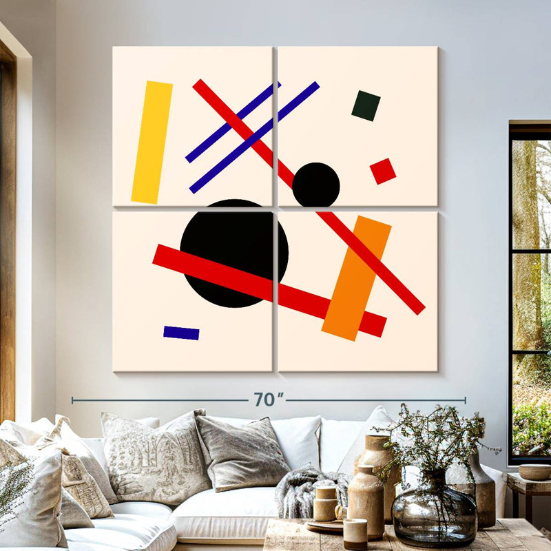 Avery Suprematism, 57" H x 57" W
