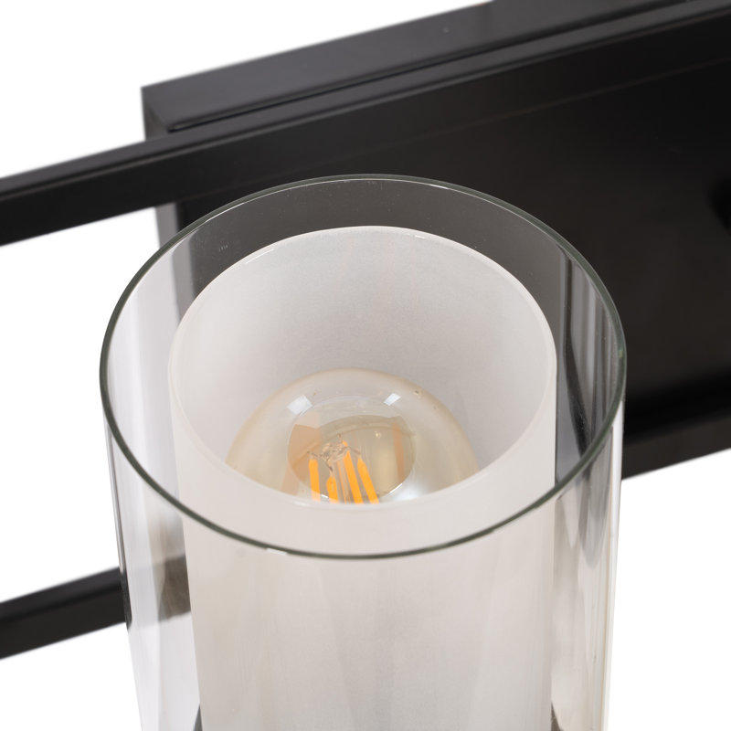 Afifa Iron Candle Wall Light, Satin Black