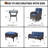 Latrece Wicker 5 - Person Patio Conversation Set with Cushions-255000577