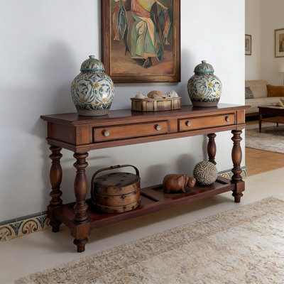 Console élégante en bois
