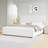 Bed Frame, Upholstered Platform Bed with Velvet Headboard and Footboard, Mattress Foundation with Wooden Slats-1362067967-1362067964
