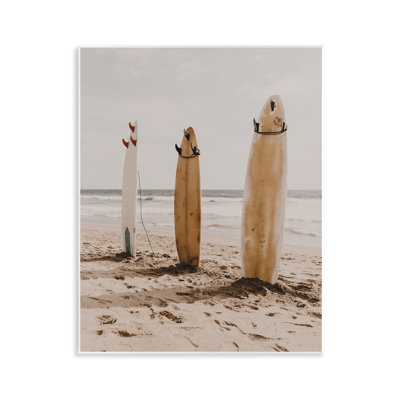  Art mural de planche de surf côtier debout par LSR Design Studio