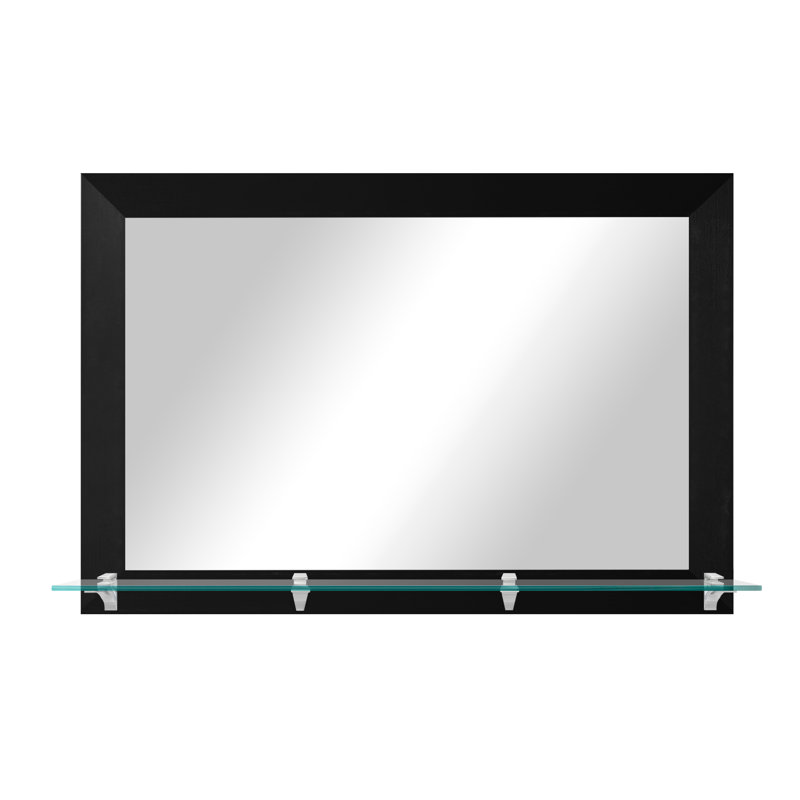 Trinningham Mirror, 32.5" x 60", Black