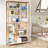 Grizel 79" H x 39" W Tall Etagere Bookshelves Bookcase-6295229