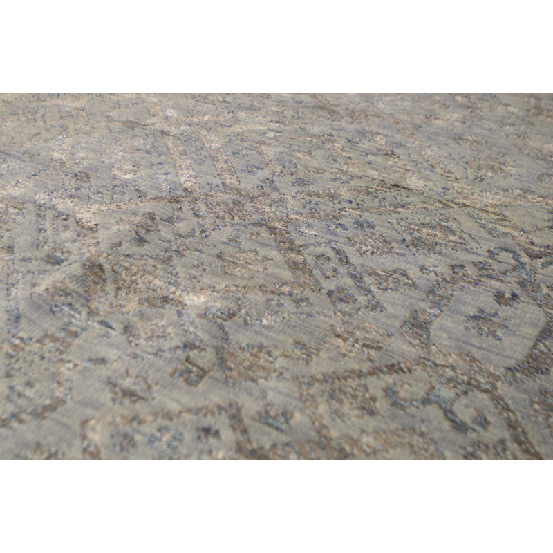 South Sea One-of-a-Kind 9'11" X 13'7" Wool Area Rug in Grey