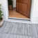 Tapis intérieur / extérieur gris lavable à la machine Xhevrie