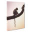 Long Tailed Macaque Monkey In Abstract - Wrapped Canvas-55310043