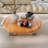 31.4" Solid Wood Cherry Shape Coffee Table