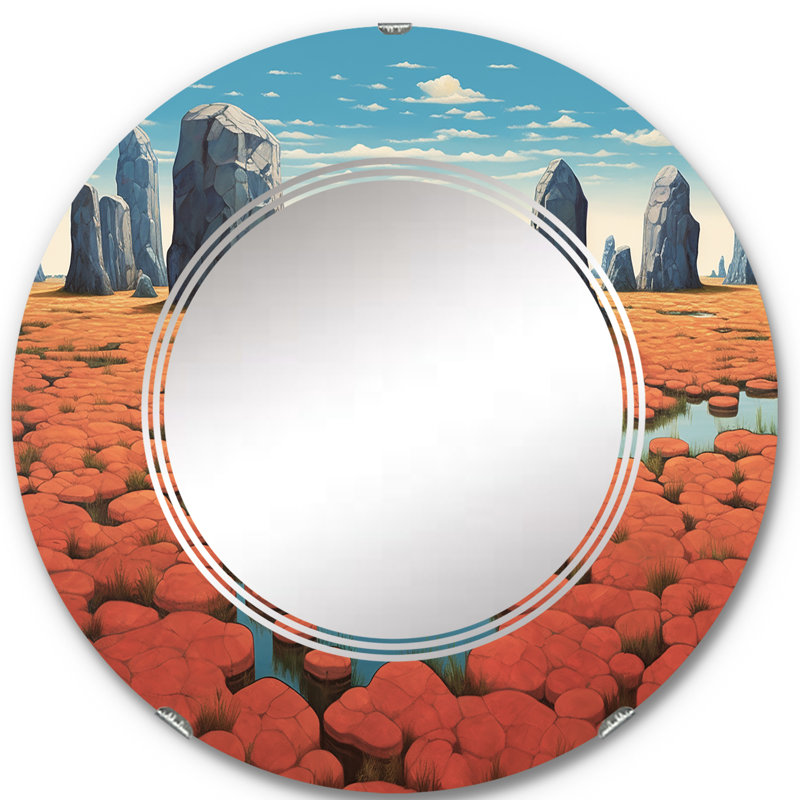 Miroir des Pyrénées, 24 po x 24 po