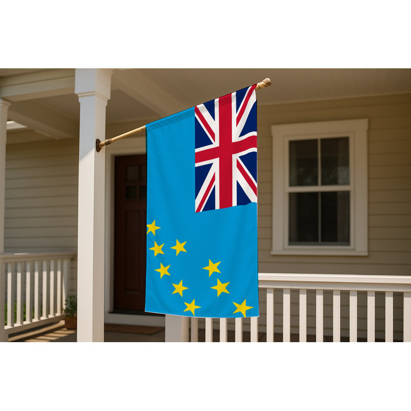 Drapeau de Tuvalu — Drapeau d'extérieur, H 24 po x l 36 po