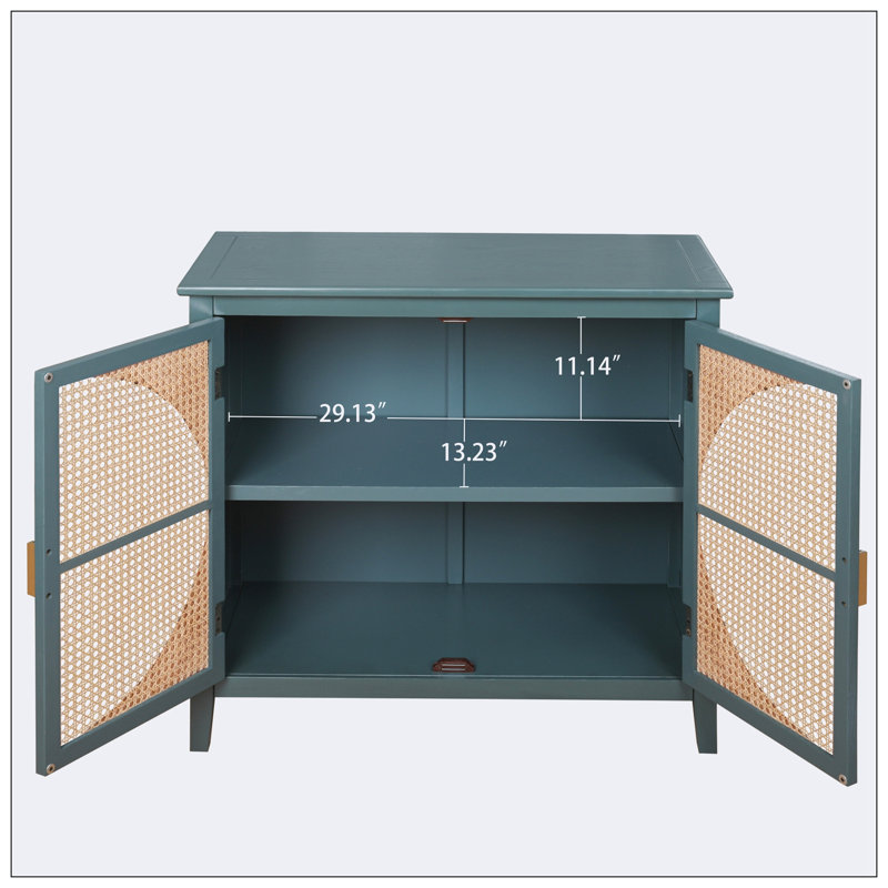 Armoire d'appoint Cambronero, Bleu