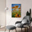 «Black Eyed Susans Bask In The Sun» par Rick Berk, art mural en verre acrylique-1424929461