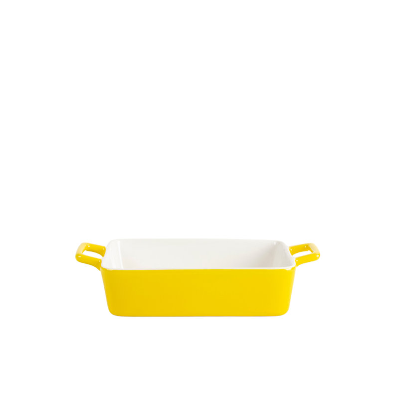 Nested 3 pc Stoneware Rectangular Casserole Dish, Multi