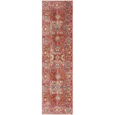 Glidewell Oriental Red/Orange Area Rug