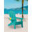 TALE Folding Adirondack Chair With Pullout Ottoman With Cup Holder, Oversized, Poly Lumber,  For Patio Deck Garden, Backyard Furniture, Easy To Install,GREEN. Ban On Amazon-629918535