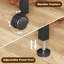 2-Tier Desktop Printer Stand with Large Drawer, Under Desk Storage with Wheels, Small Shelf