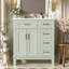 Meuble-lavabo 30 po avec lavabo en céramique-418035336
