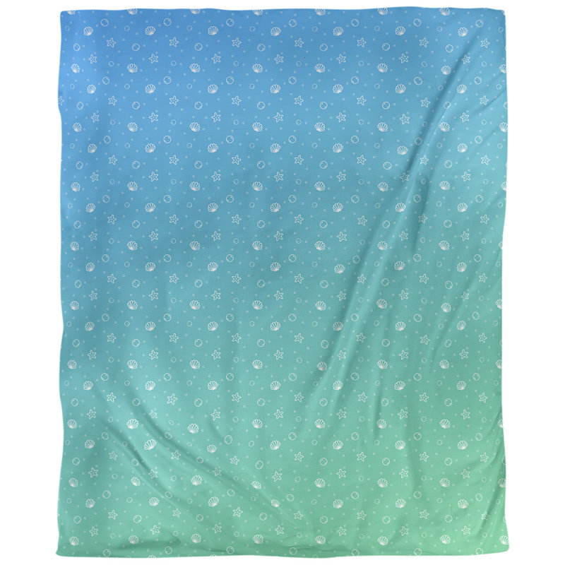 Housse de couette Katelyn Elizabeth, Housse de couette pour grand lit, Microfibre, Vert / bleu