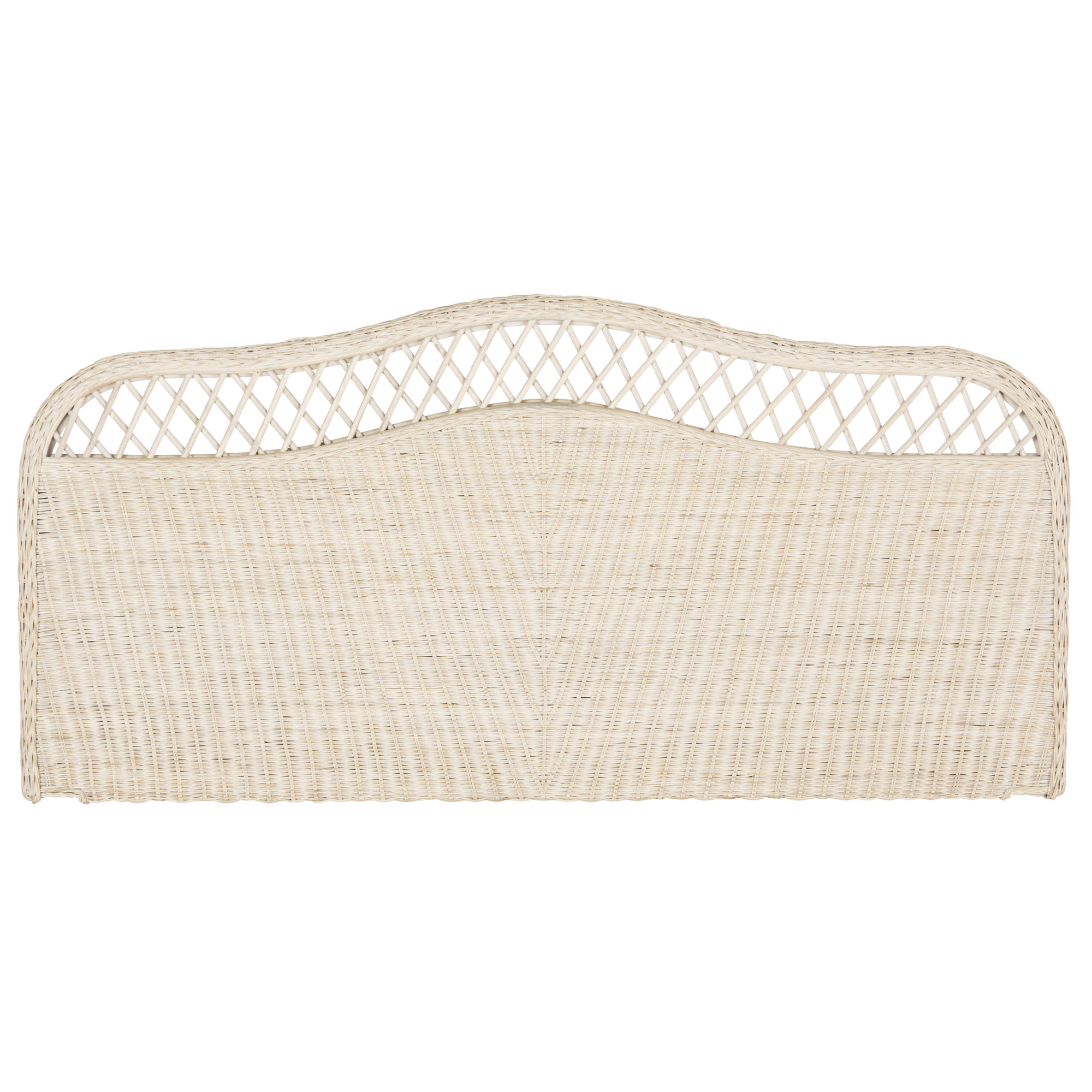 Almus Headboard, Full, White Washed
