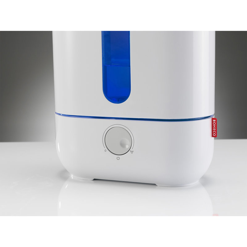 BONECO 1 Gallons Cool Mist Ultrasonic Tabletop Humidifier for 480 Cubic Feet