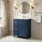 24" Free-Standing Bathroom Vanity With Ceramic Sink & Storage Cabinet-1522994760