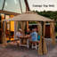 Housse de remplacement pour pavillon de jardin Naibe-1144401976