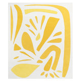 Alpha Hand Tufted Wool Area Rug in Yellow