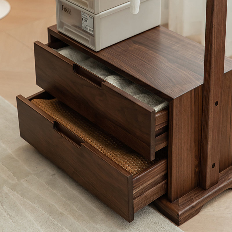 Solid Wood Coat Rack, Multifunctional & Elegant