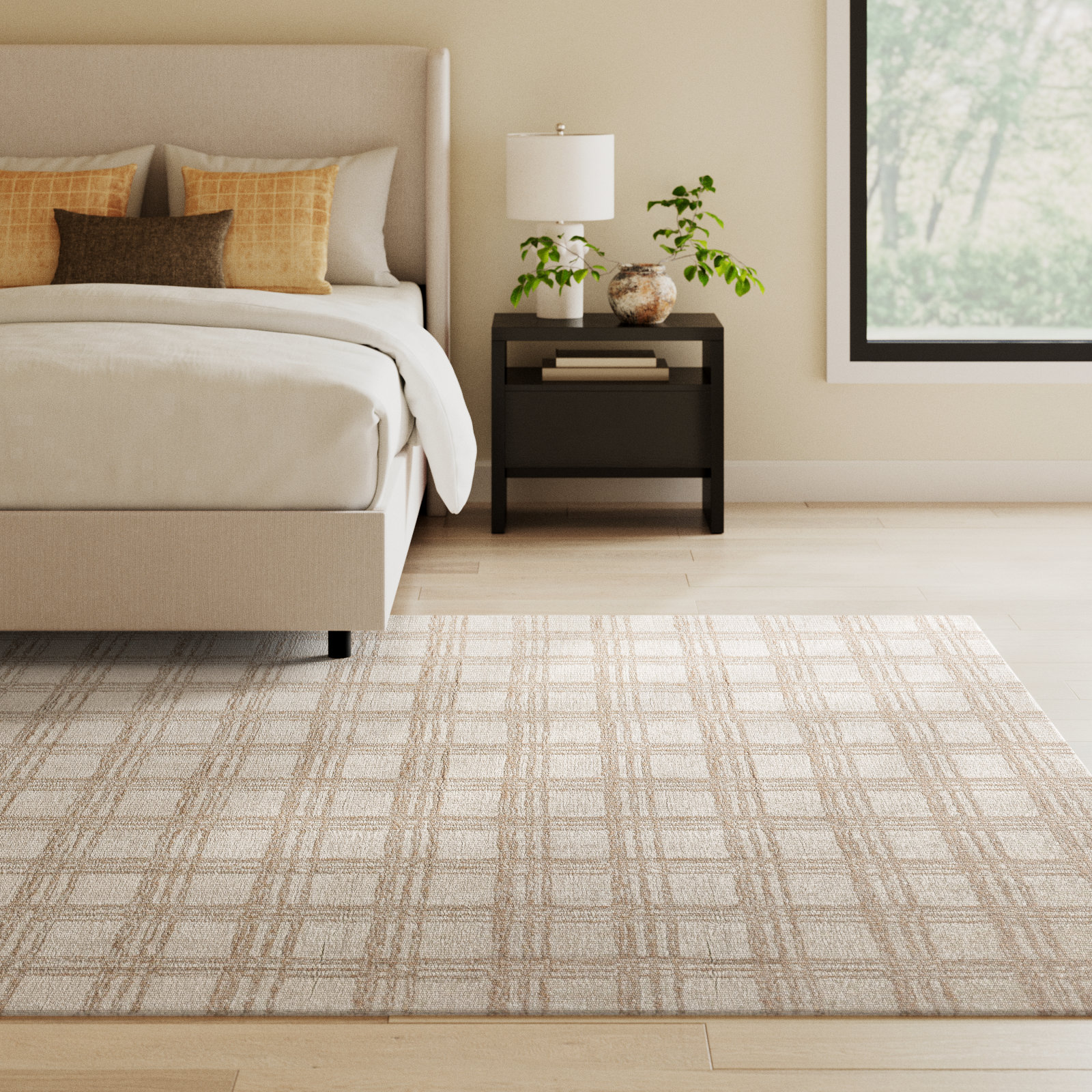 Chris Loves Julia x Loloi Polly Cream Sand Rug, Rectangle 8'6" x 11'6"