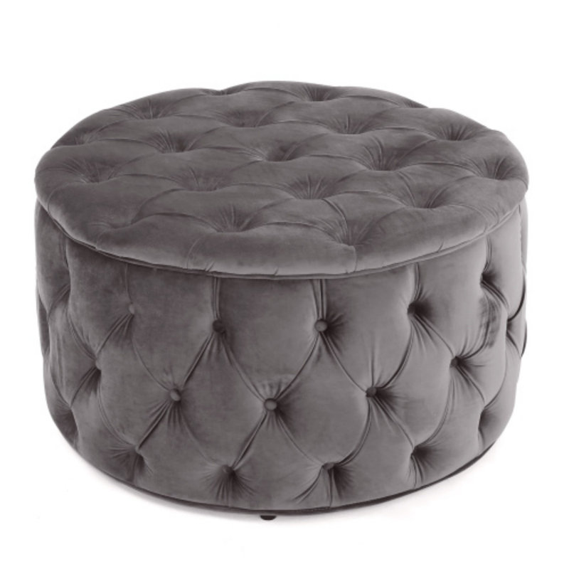 Modern OTTOMAN, Gray