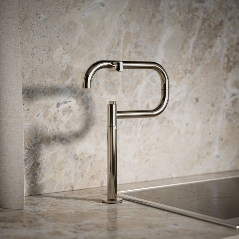Components® Deck-Mount Pot Filler, Polished Nickel
