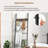 Wall-Leaning 5.9 ft Blanket Ladder