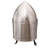 Silver Metal Medieval Knight Crusader Helmet