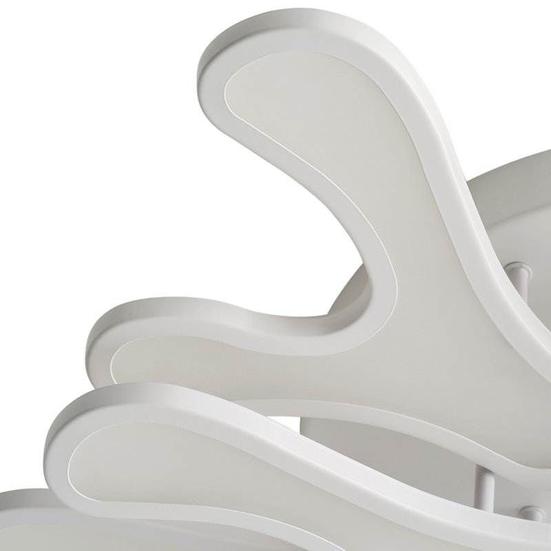Plafonnier réglable rond en fer blanc à 1 lampe DEL